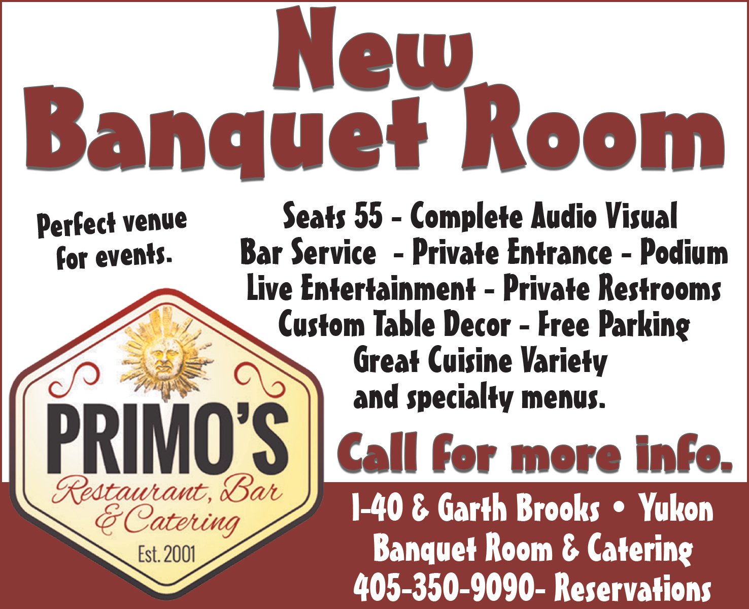 Primos Banquet Room (March 19, 2024)