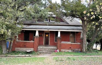This house at 121 S. Roberts has been condemned