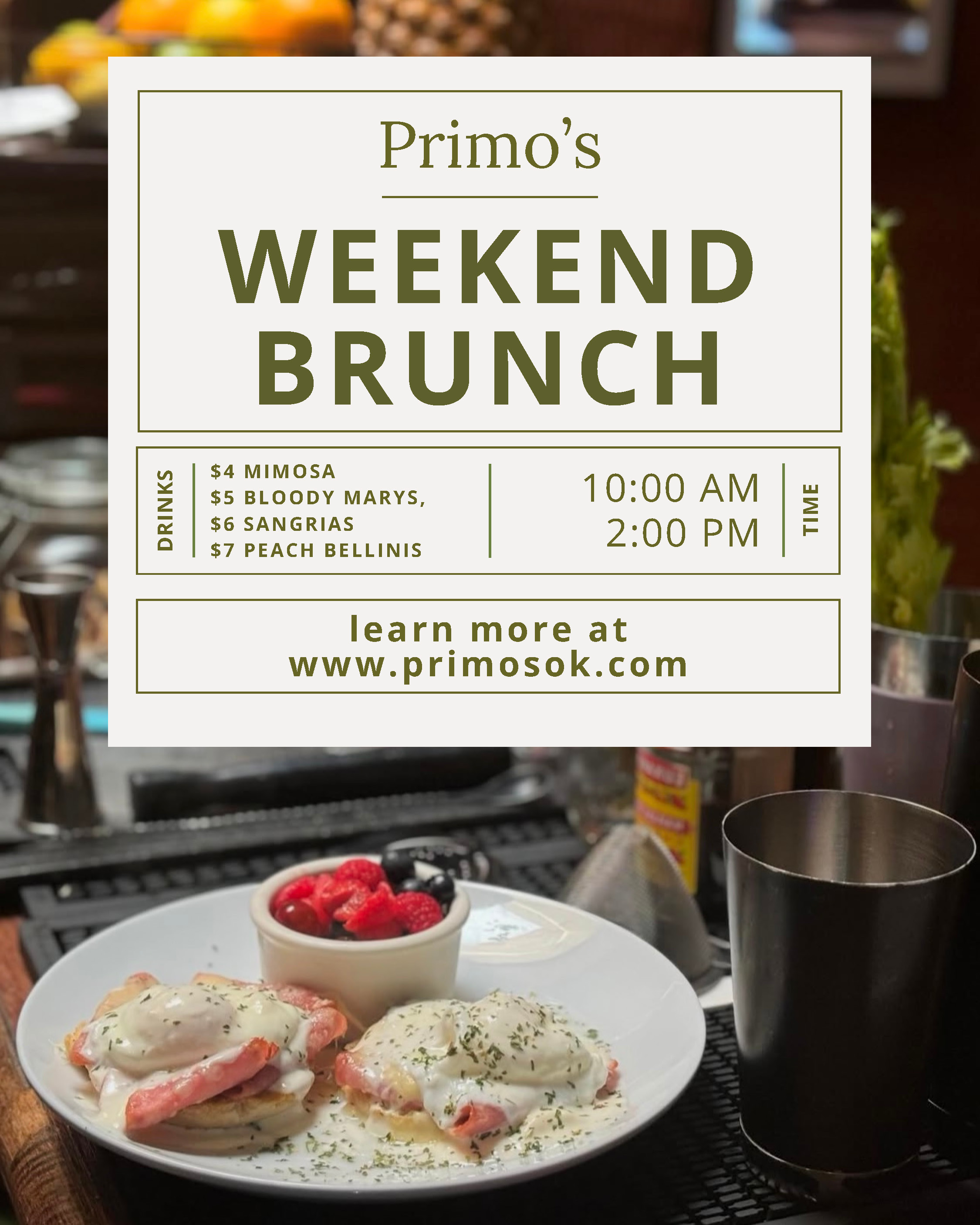 Primo's Weekend Brunch