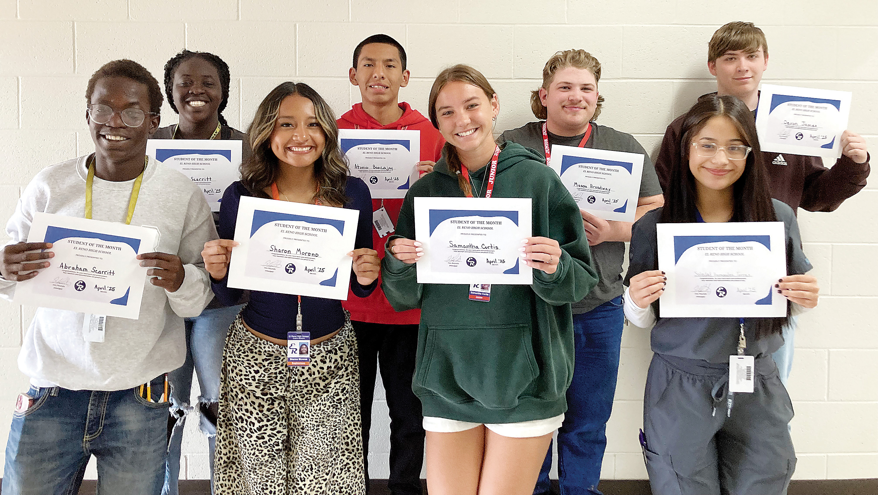 El Reno High April picks | El Reno Tribune