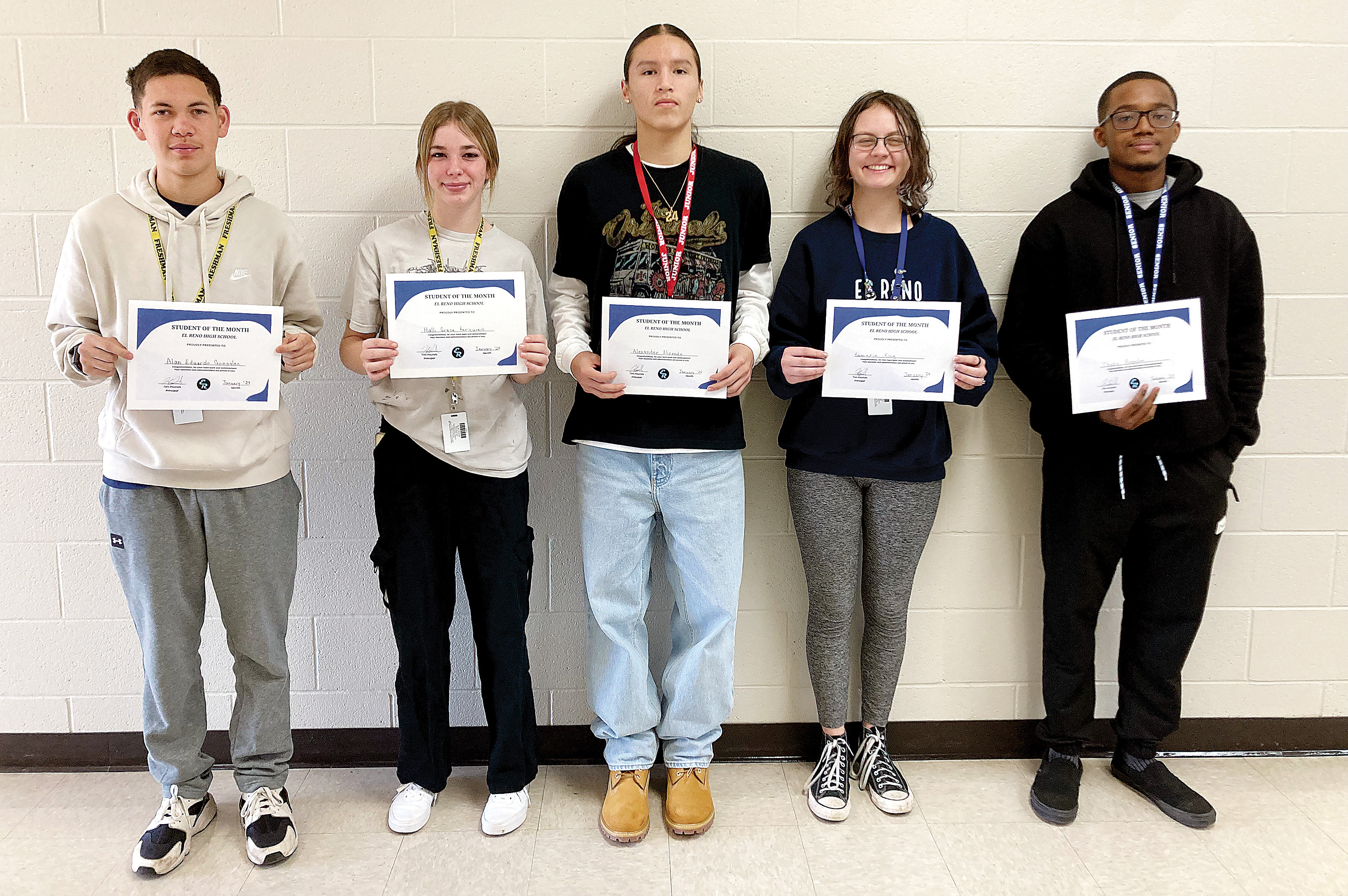 El Reno’s top students | El Reno Tribune