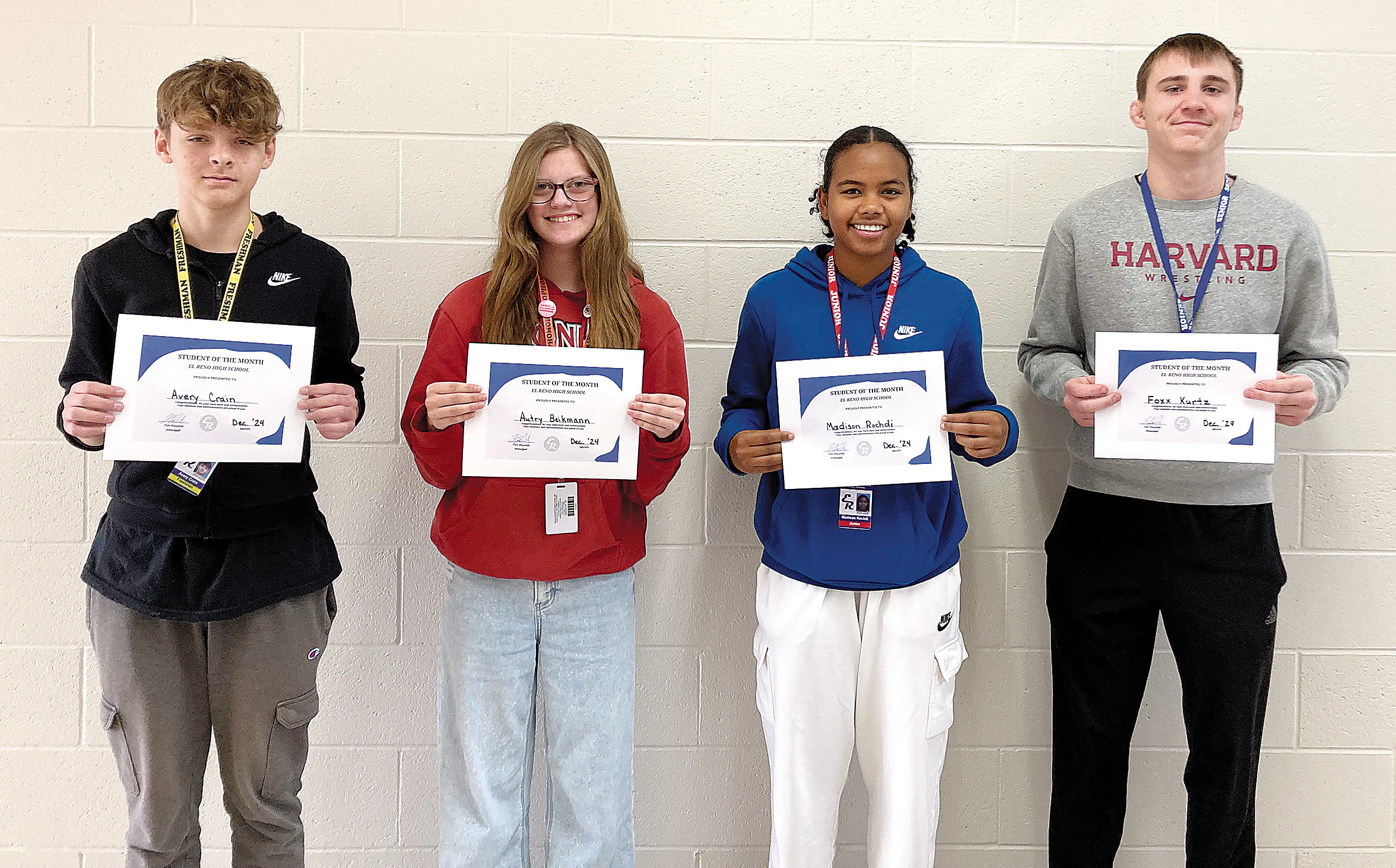 El Reno High honorees | El Reno Tribune