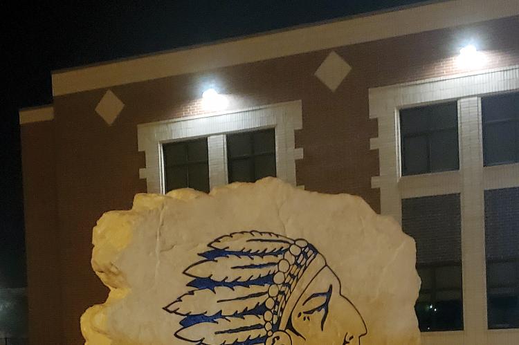 Decorative stone placed by the Class of 2020