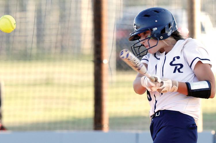 EHS softball_Houston connects