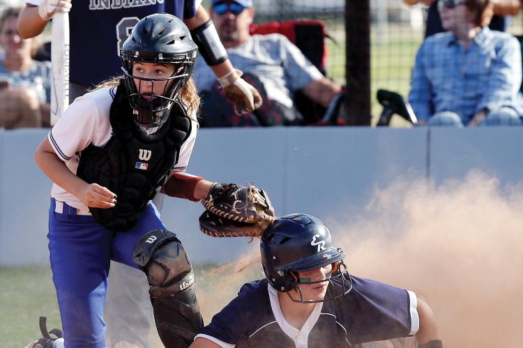 EHS softball_White slides