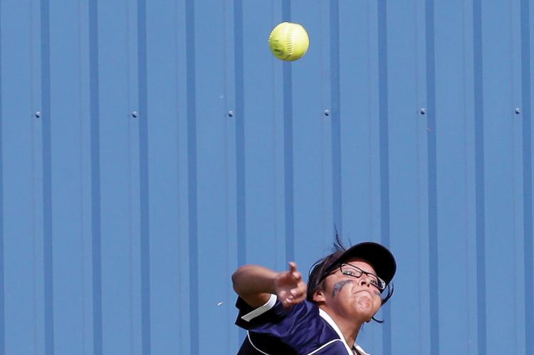 EHS softball_Wahweah throws