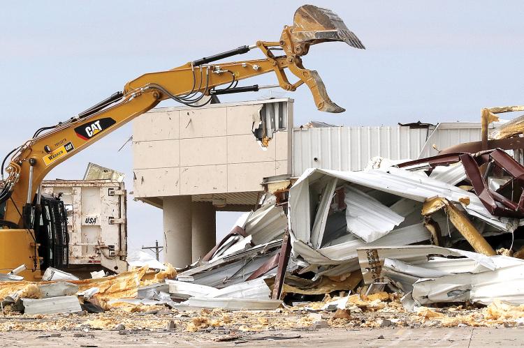 Frontier Motors demolition