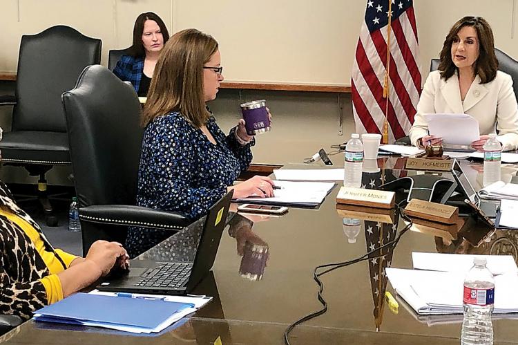 Hofmeister talks to OSDE board members