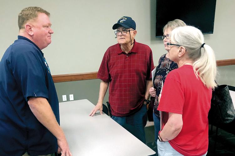 White discusses an in-town drilling issue