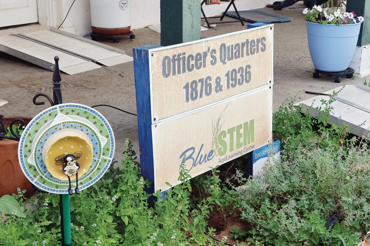The restored Offi cer's Quarters at Fort Reno has been the home to BlueSTEM since 2015