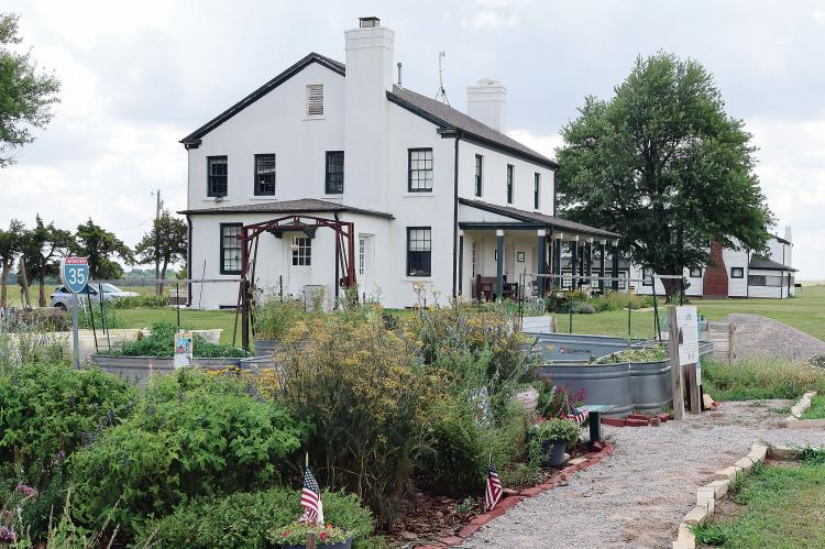 BlueSTEM is located in the renovated commanders quarters on the grounds of Fort Reno