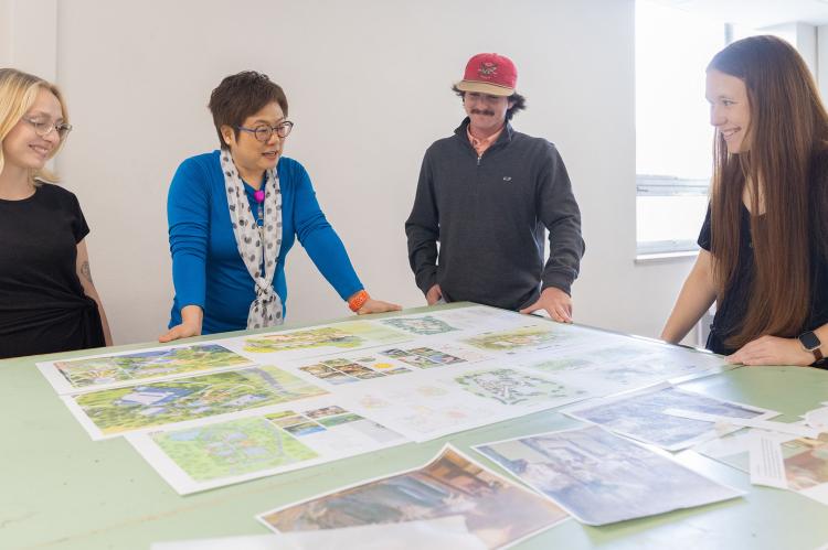 Students from OSU’s horticulture and landscape architecture department partnered with Hope is Alive