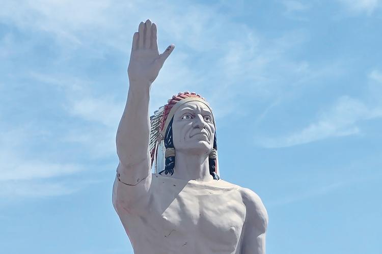 Howe Indian coming home to El Reno_story