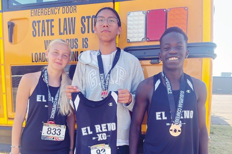 From left, Lily Owen, Shannon Russell and Abraham Scarritt