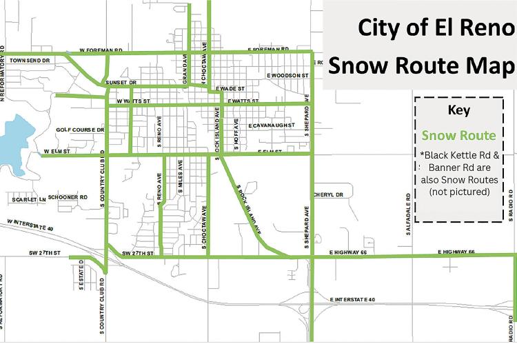 City of El Reno Snow Routes