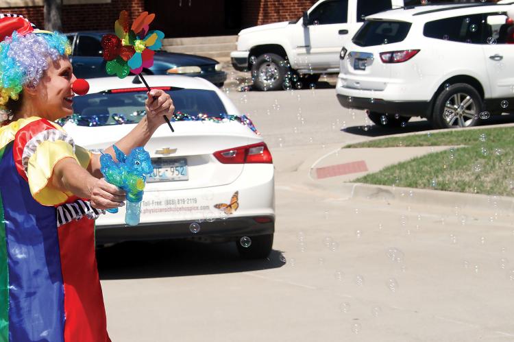 Clown in parade