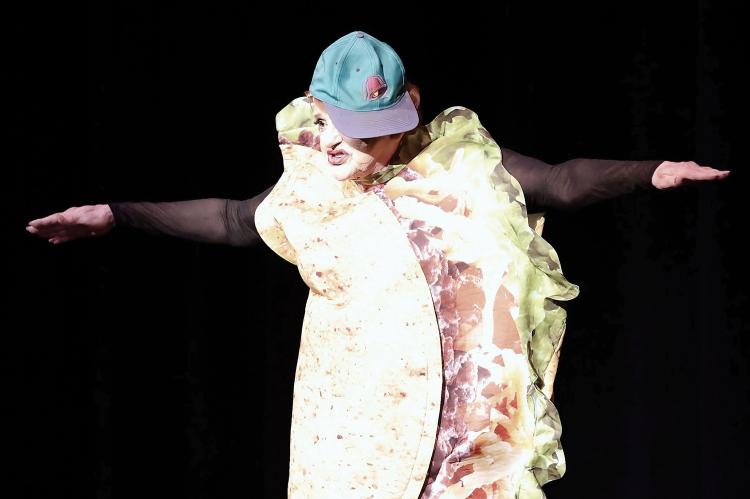 Linda Slane performing her Taco Bell song