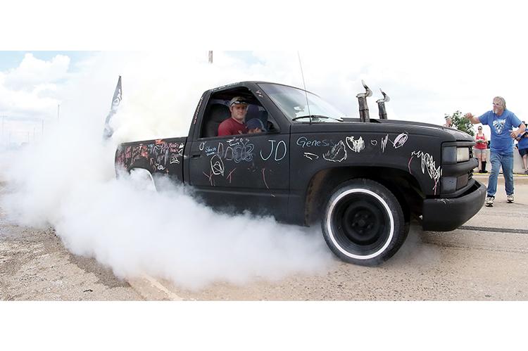 The Route 66 Burnout returned to the list of events for the annual A Small Town Weekend after a limited run in 2020 due to the COVID-19 pandemic.