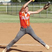 Presley Stilley strides into a fastball