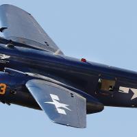 Devil Dog Squadron’s B-29 makes a pass over the El Reno Regional Airport
