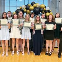 Members of the Canadian County Elementary Honor Society - Maple School Chapter