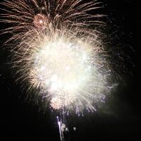 A display from the 2024 City of El Reno fireworks show