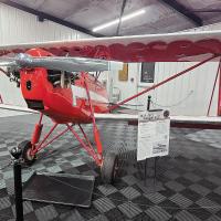 This vintage aircraft is one of those on display at the Caldwell Collection