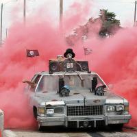 The Zombie set to smoke the tires at Route 66 Burnout_1