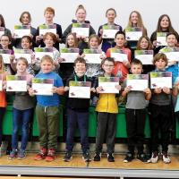 Maple A Honor Roll honorees - Feb 2021