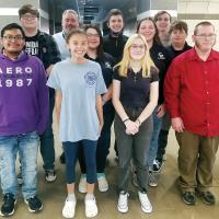 Some of the team members who will represent EHS in the Class 5A State Academic Bowl