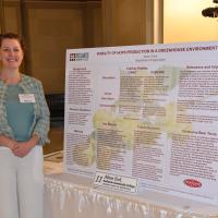 Alison Tock of Watonga was selected to represent RCC at Research Day