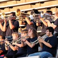Pride of El Reno in stands