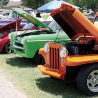 The open car show during A Small Town Weekend begins Saturday morning