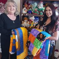 Joanne Riley (left) and Kalee Vculek