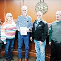 From left, Sherry Murray, Tracey Rider, David VonTungeln, Tom Manske and Dave Anderson