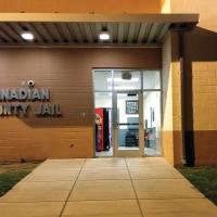 Entrance to Canadian County Jail