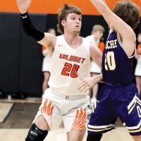 CHS boys basketball_Snowden tries to block pass
