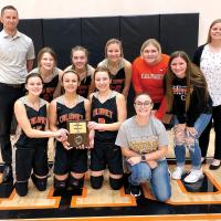CHS’s girls basketball team at the 2021 Alex Longhorns Classic