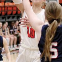 Lila Winegeart shoots a jumper