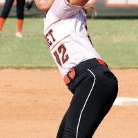 Peyton Watson strides into a pitch