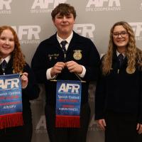 From left, Alice Park, Rance Nitzel and Bella Dean