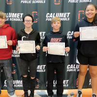 Calumet April 2021 Students of the Month