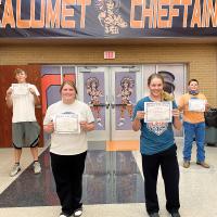 Calumet High School August 2020 Students of the Month