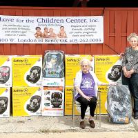 Catholic Daughters of America donation of car seats