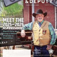 Chris West was featured in the July/August edition of Sheriff and Deputy magazine