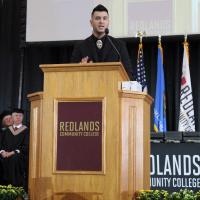 Christian Wassana was the keynote speaker at the 2024 RCC graduation ceremonies