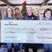 From left are Rudy Morado, Whitney Sides, Brett Daniels, Troy George, Ingrid Stredwick, Kristina Watt and Angie Kouba