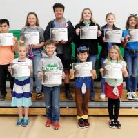 Maple School April 2021 Citizenship Award winners