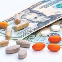 Pills and money