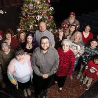 The cast of Christmas at the Centre 2025
